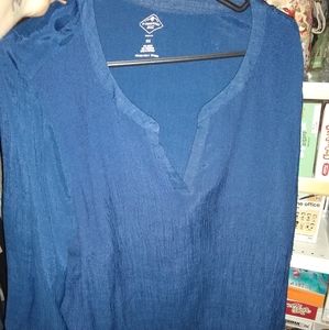 Navy blue tunic long sleeve